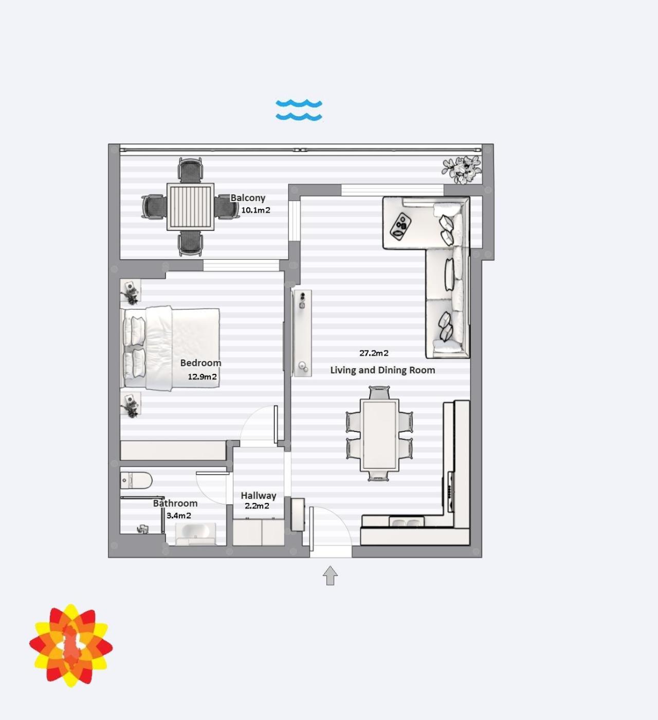 Rose Sea View Apartment Saranda Dış mekan fotoğraf